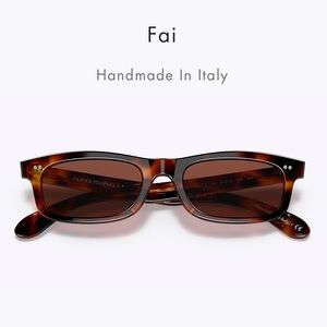 Oliver Peoples Fai Sunglasses, Dark Mahogany and Burgundy, Fai Khadra
